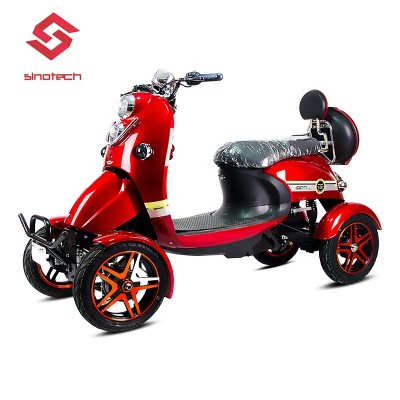 high quality fashion 4 wheel electric scooter luxurious motorcycle four wheel E scooter for adult elderly disabled