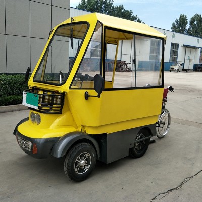 NEW loading wheelchair 4 Wheel electric cabin disabled mobility closed cabin tricycle