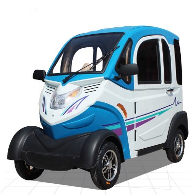 New 2019 hot sale 3 Seat Full Closed Four Round Electric Car